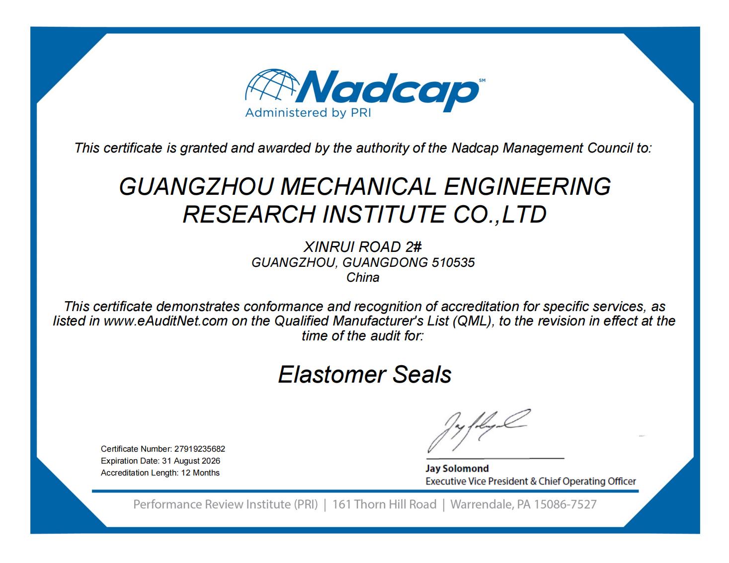 Certificate Nadcap (Aerospace) Elastomer Seals audit #235682(1)_00.jpg Certificate Nadcap (Aerospace) Elastomer Seals audit #235682(1)_00.jpg